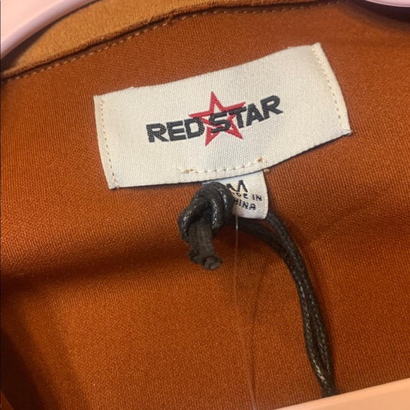 Women's Tan Suede Shirt Jacket - Picture 6 of 6